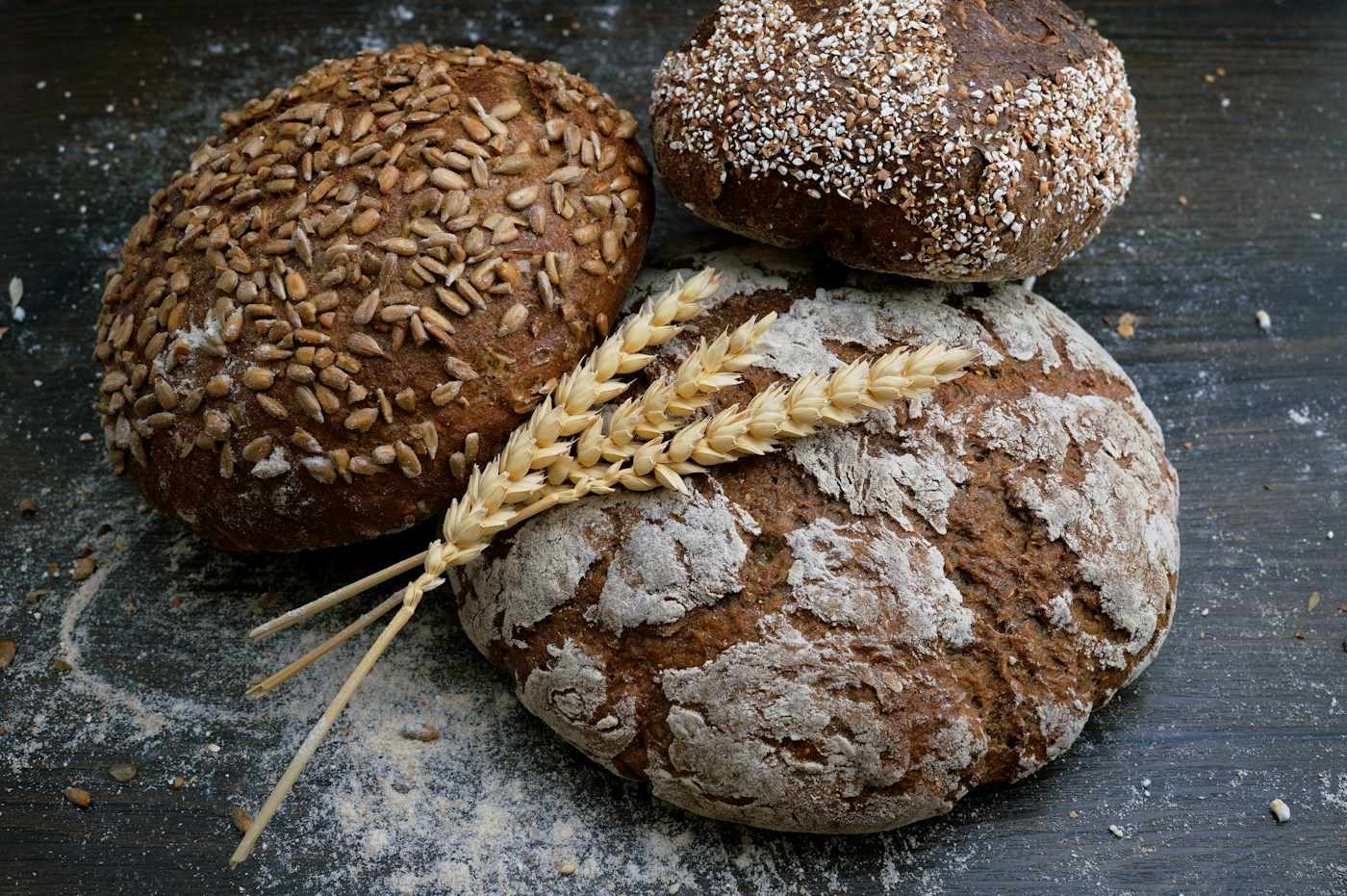 Golden artisan breads fresh from the bakery